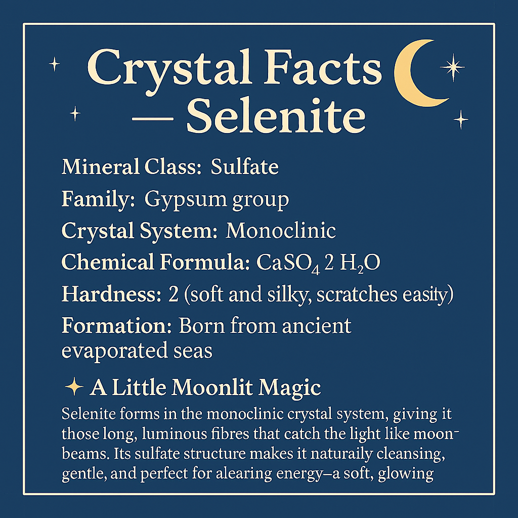 Natural Raw Selenite Crystal Chunk 34g