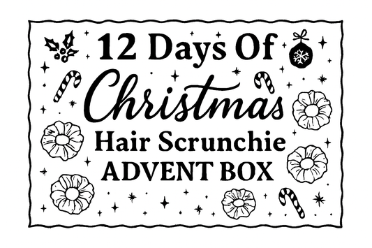 Twelve Days Of Christmas Advent Scrunchie Mystery Box Pre Order