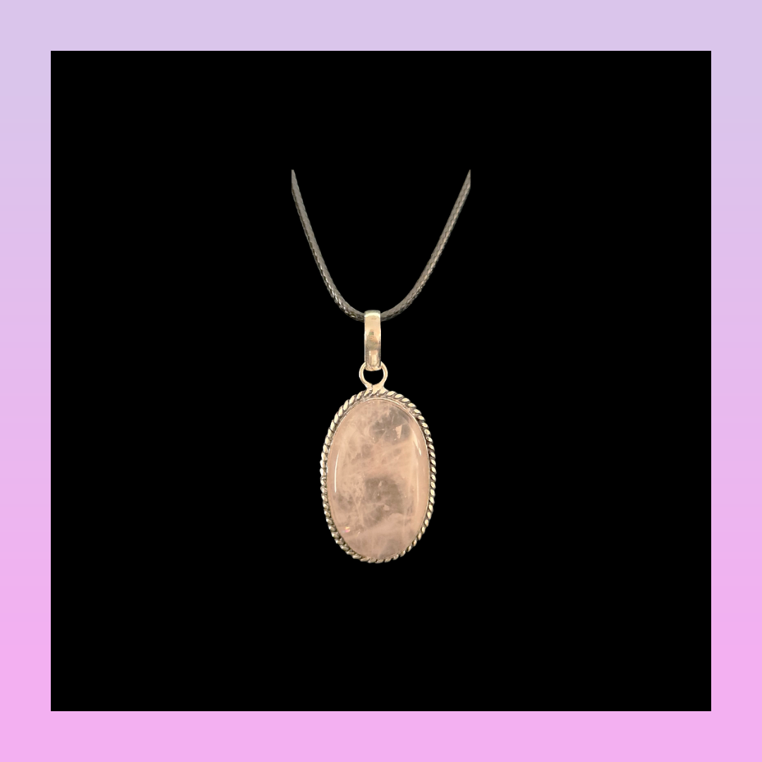 Rose Quartz Pendant Necklaces