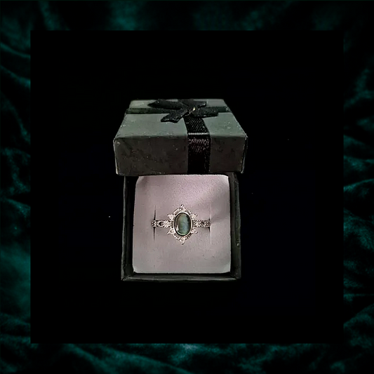 Labradorite Adjustable Ring