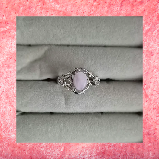 Rose Quartz Adjustable Ring