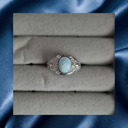 Larimar Adjustable Ring