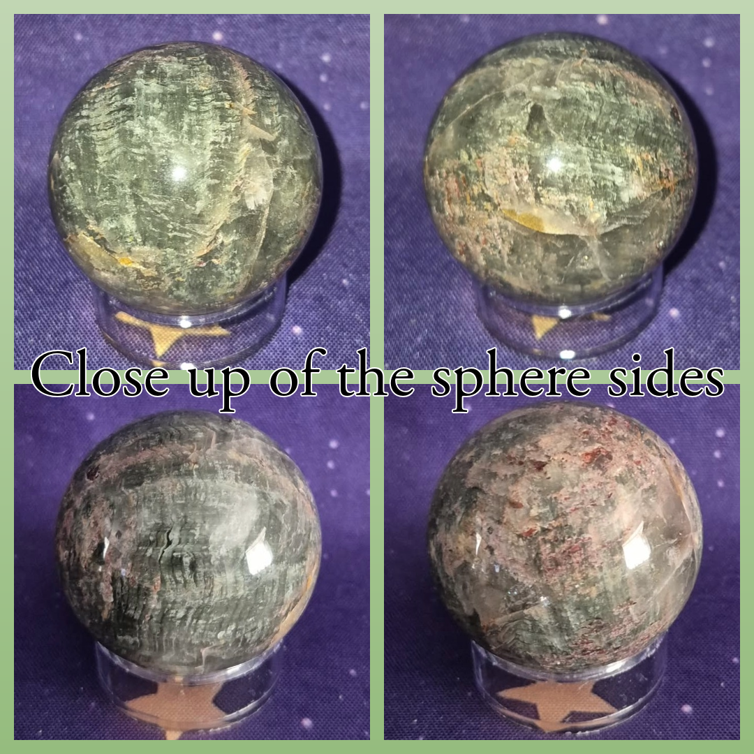 Thousand Layer Garden Quartz Sphere