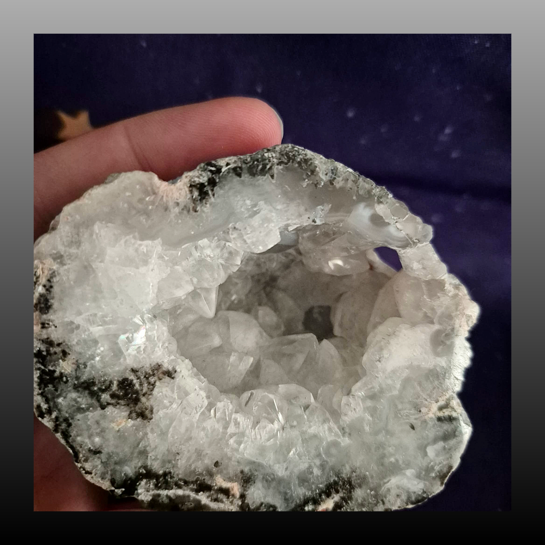 Quartz Geode Half