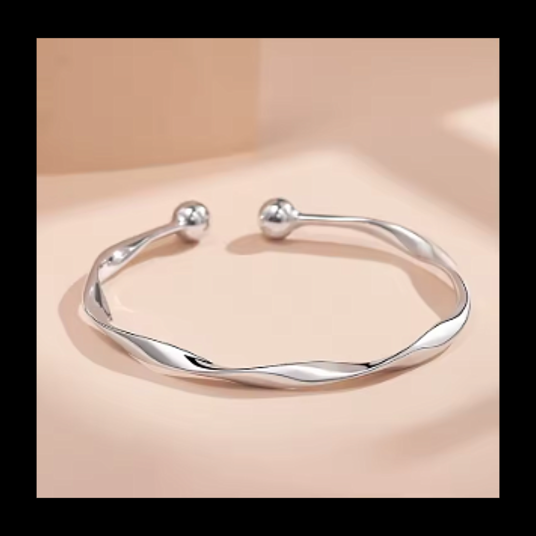 Silver plated bangle
