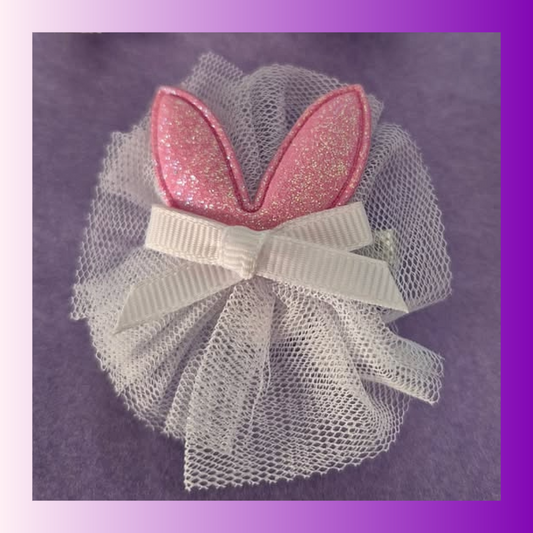 Easter Hair Bow Clip Trio