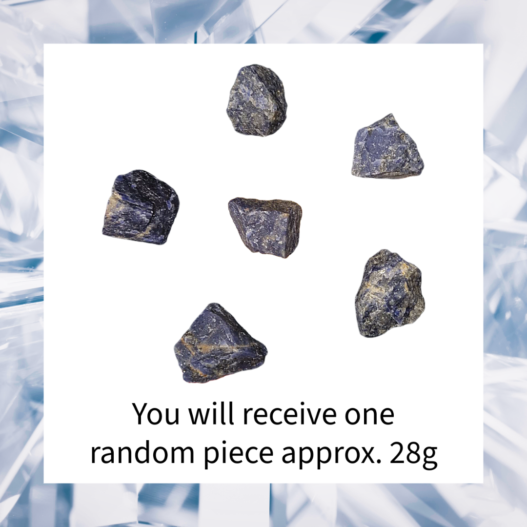Sodalite raw gemstone chunks