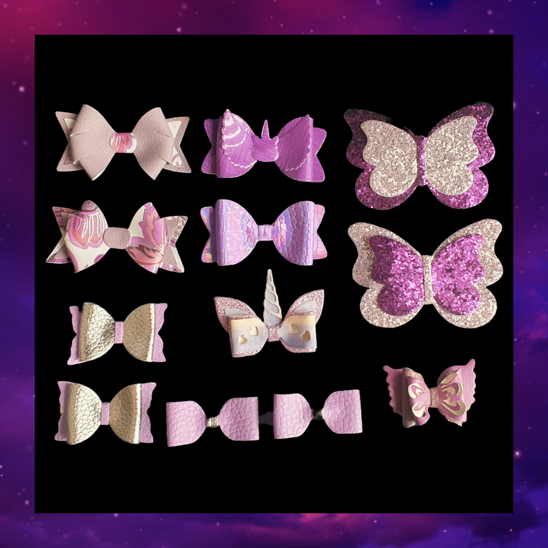 Purple Themed Bow Box Set