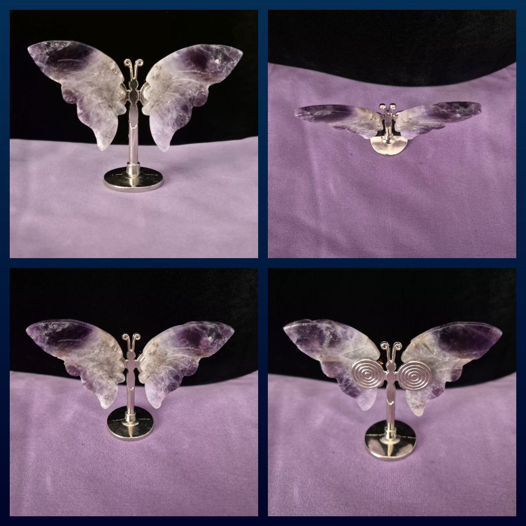 Gemstone Butterfly Wings – Mini Display Sculpture