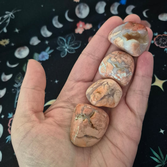 Sakura Agate Tumble Stones