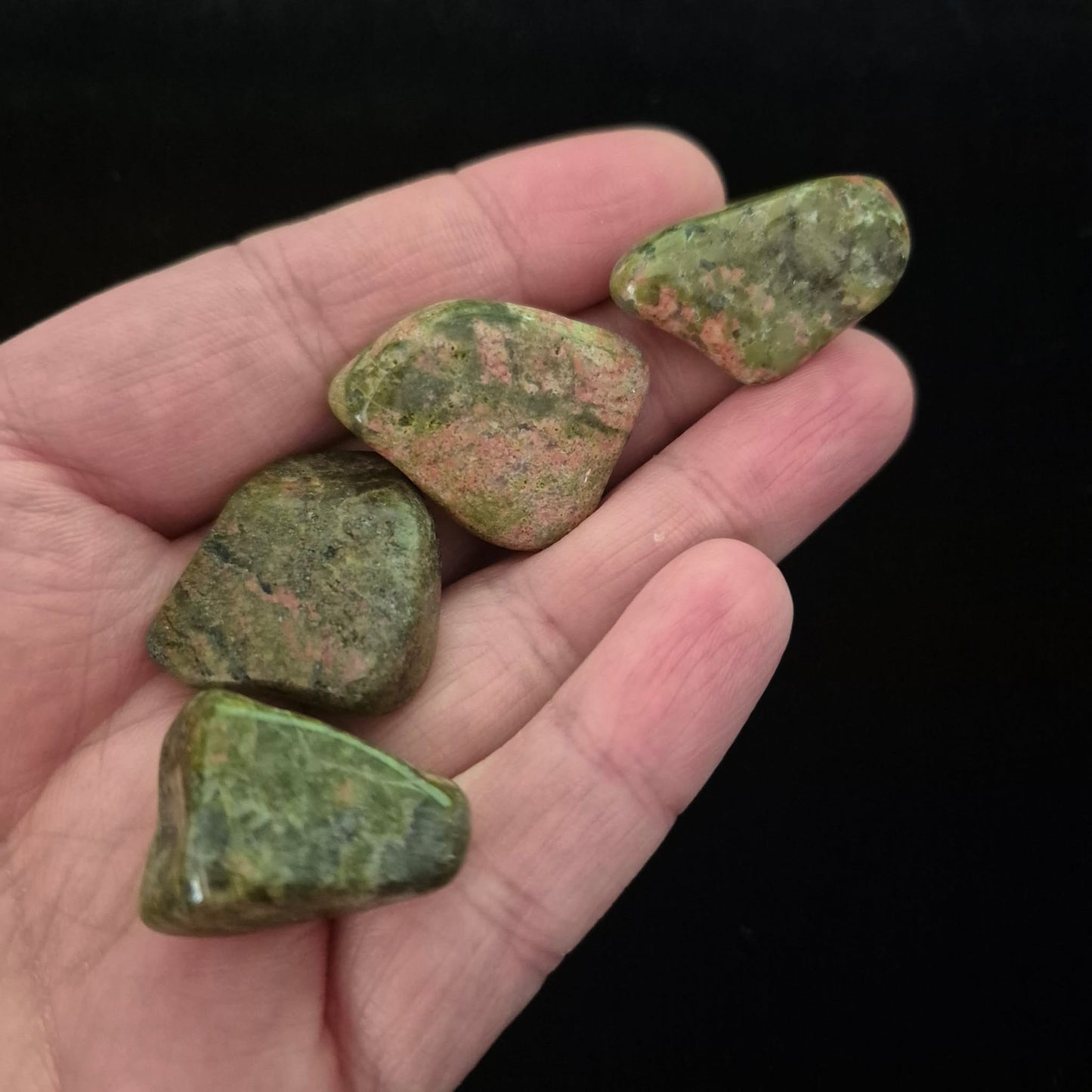 Unakite Tumble – Intuitively Chosen Single Stone (Approx. 2–3cm)
