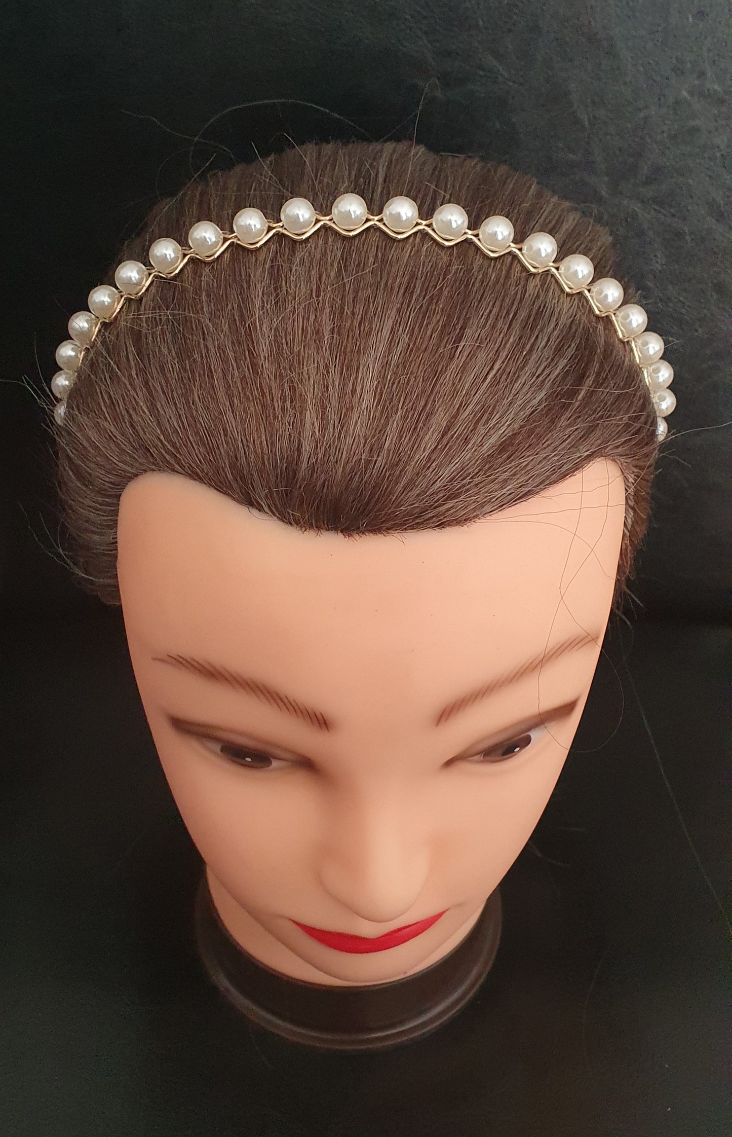 Pearl bead headband