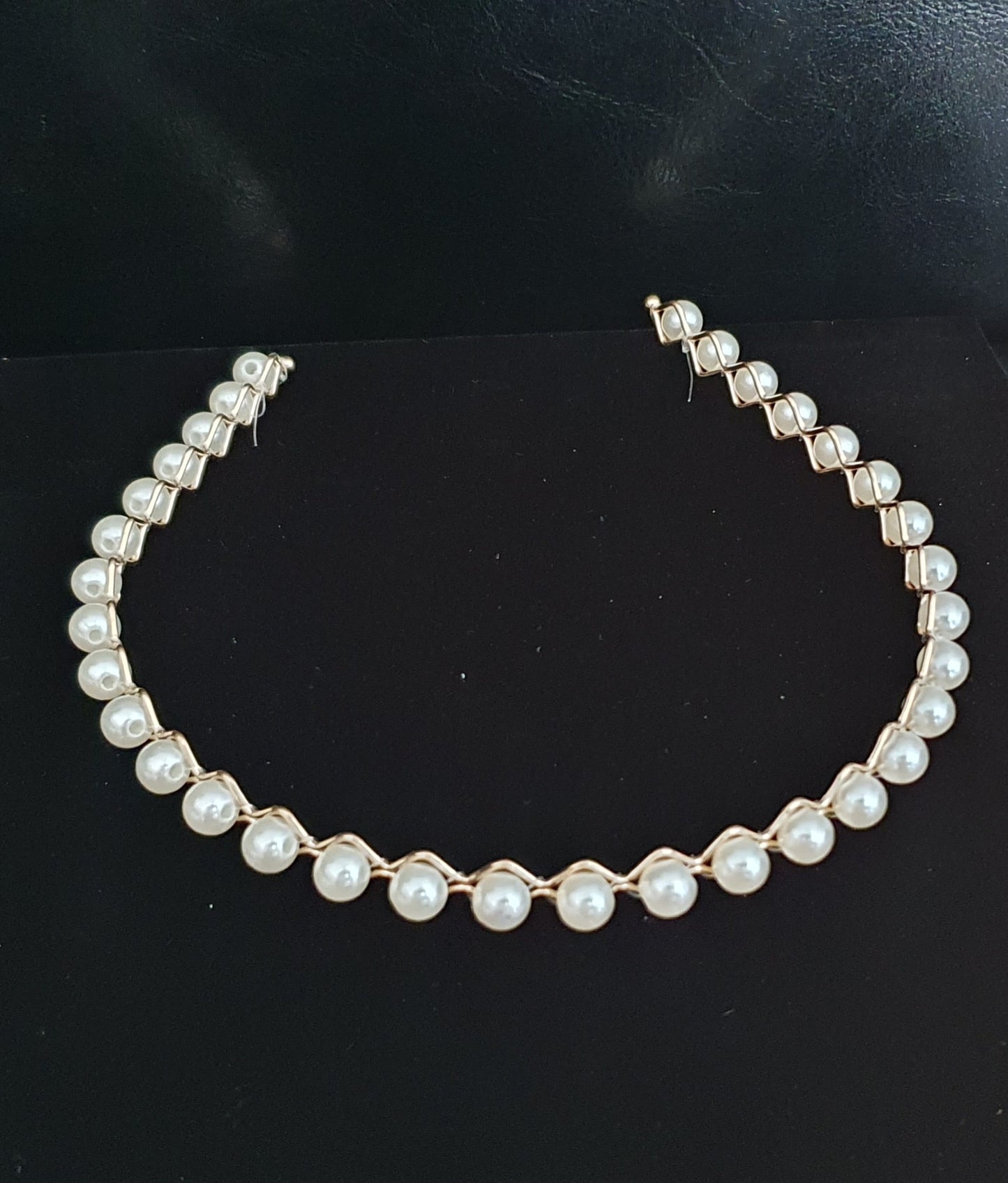 Pearl bead headband