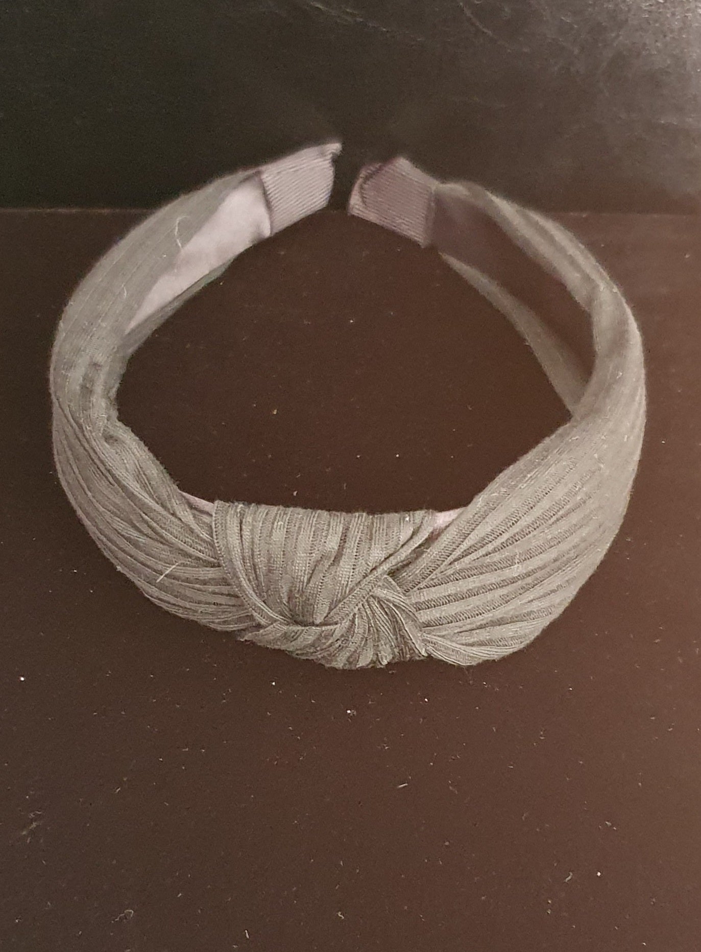 Material knot wide headband