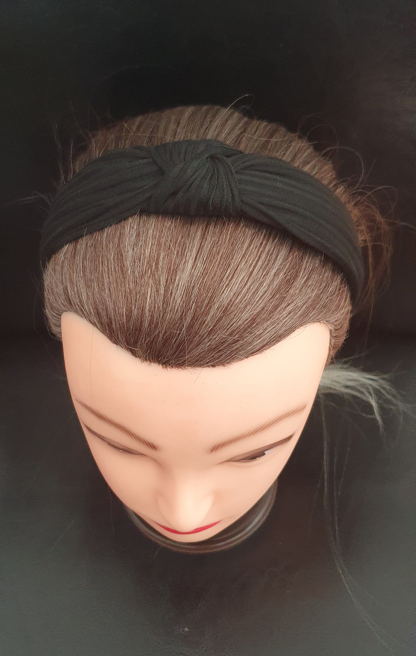 Material knot wide headband