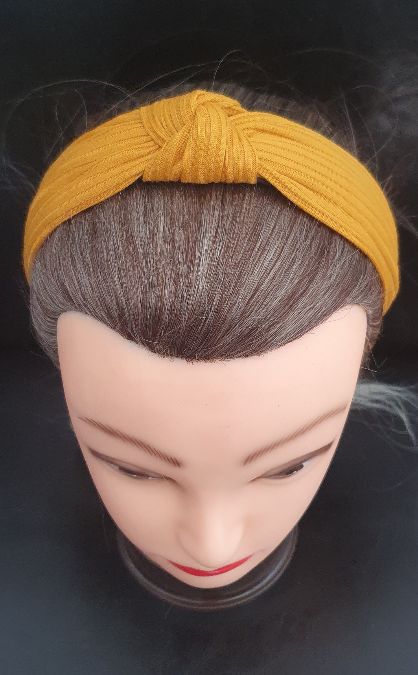 Material knot wide headband