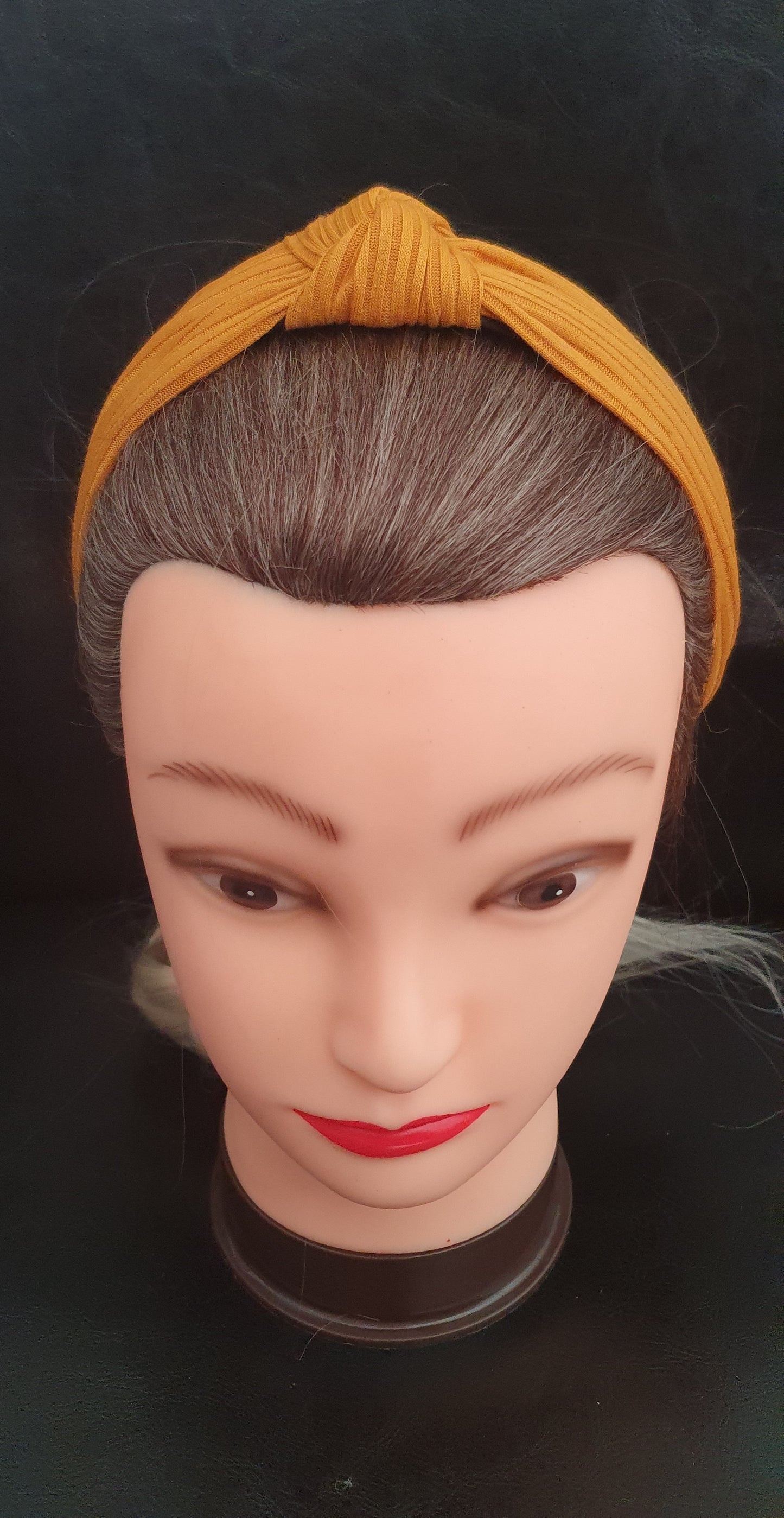 Material knot wide headband