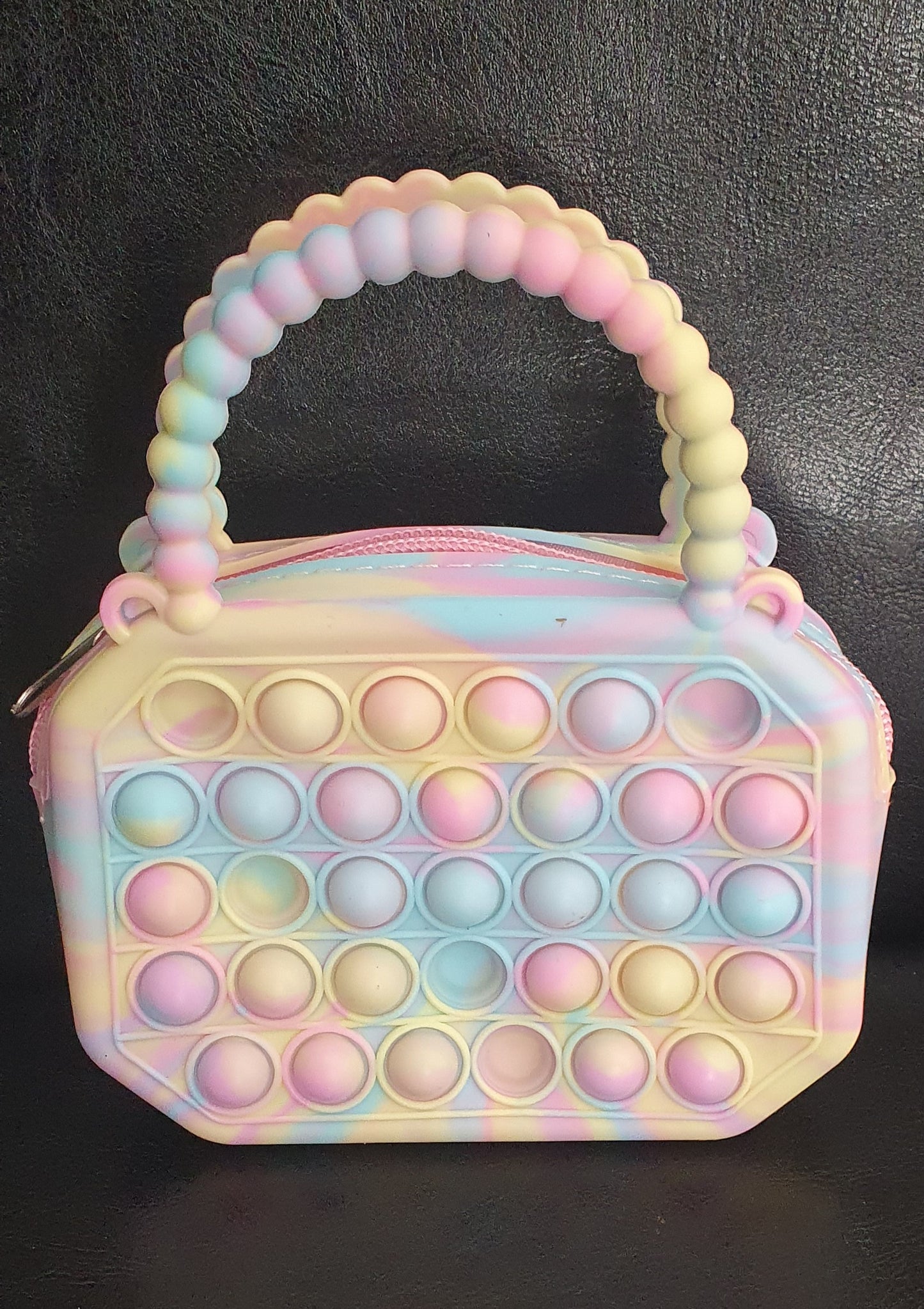 Silicone pop-it fidget sensory crossbody purse/bag 