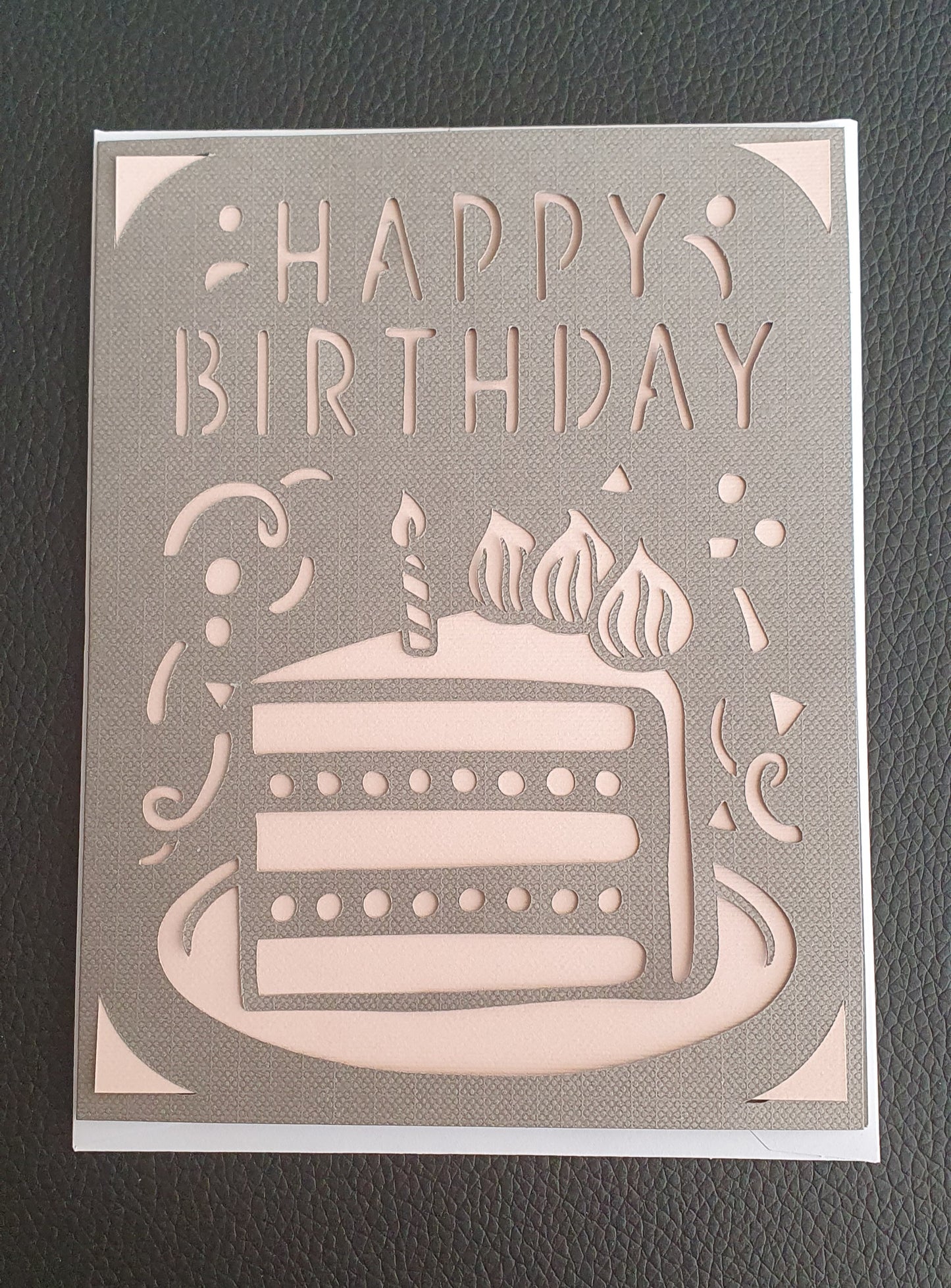 Happy Birthday Cake Card