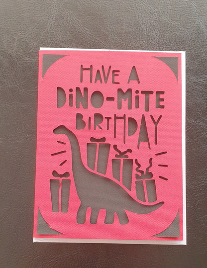 Have A Dino-Mite Birthday Card
