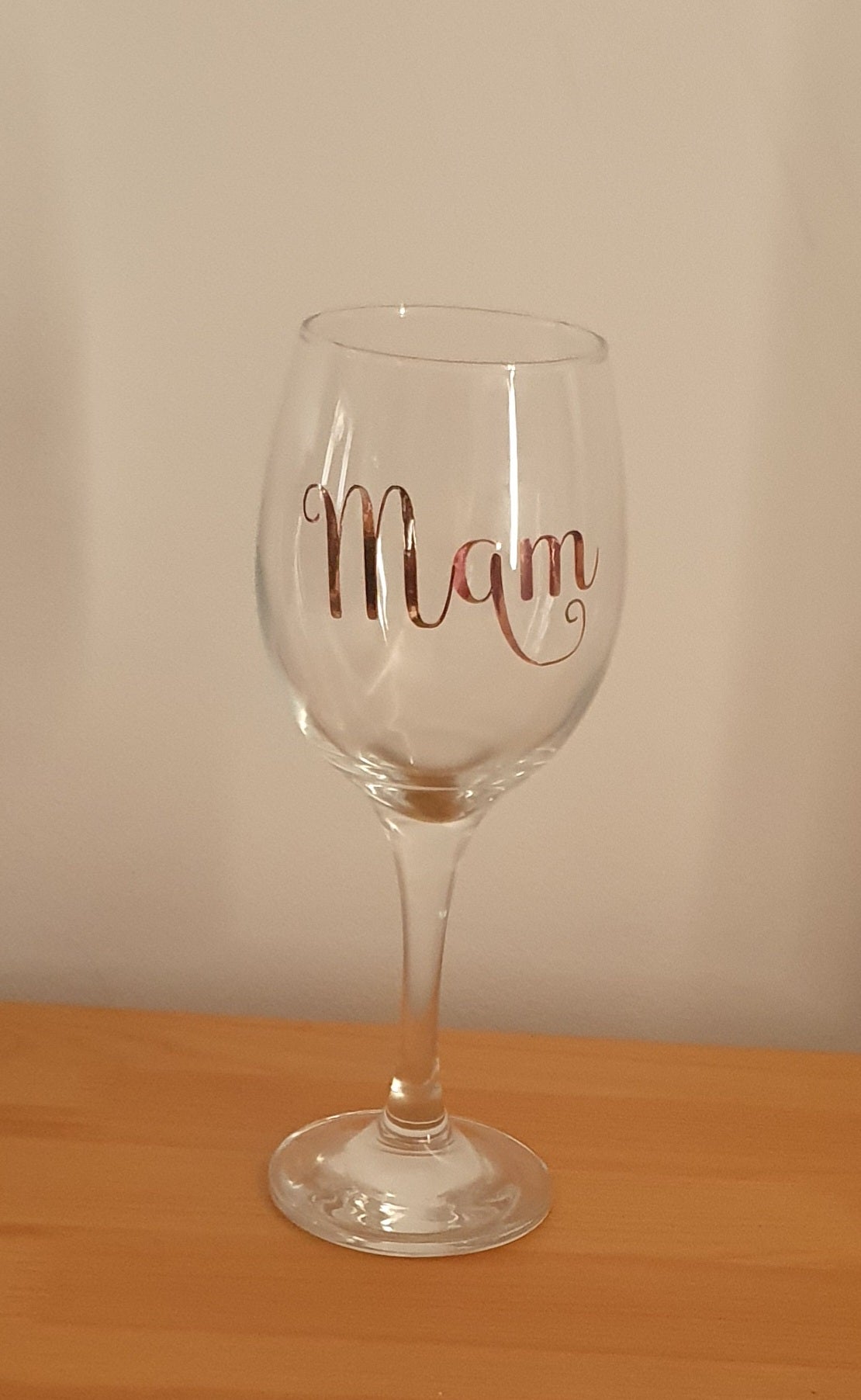 Personalised Vinyl Wine Glasses