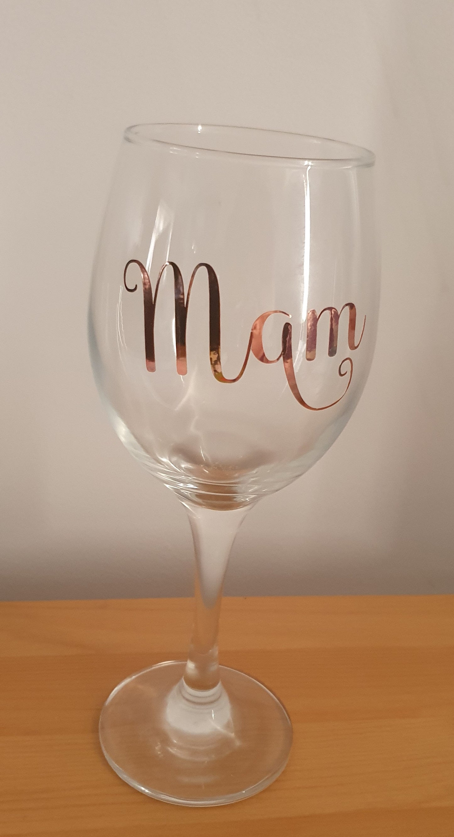 Personalised Vinyl Wine Glasses