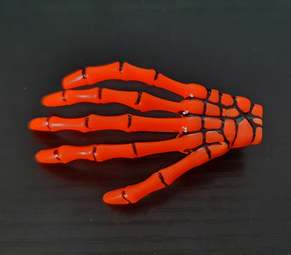 Skeleton Hand Bones Hair Clips