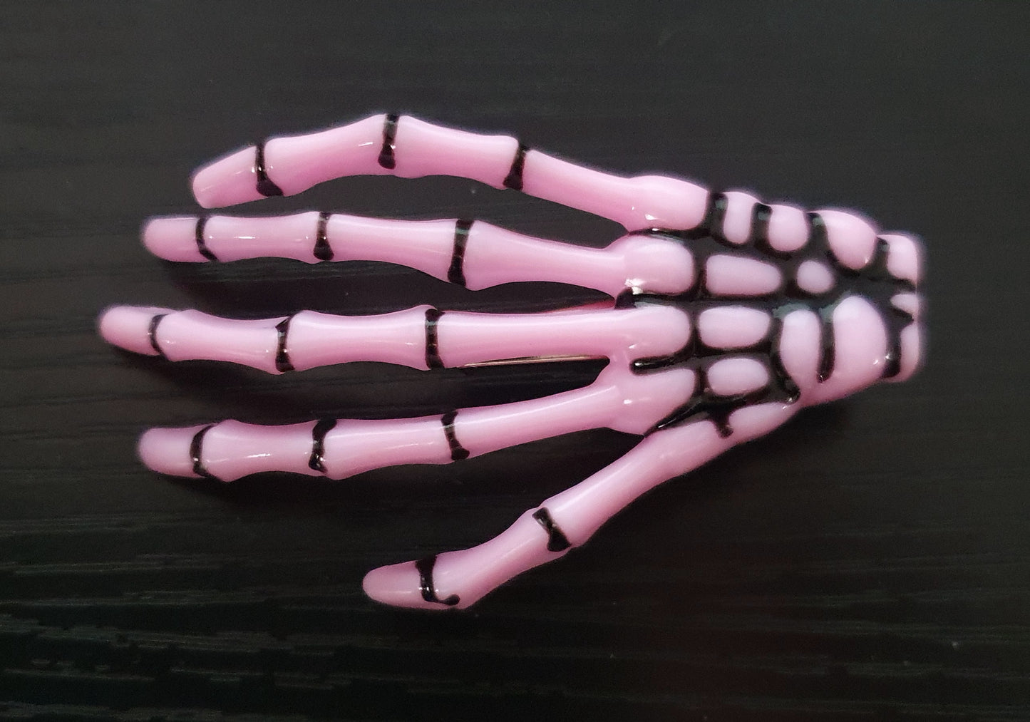 Skeleton Hand Bones Hair Clips