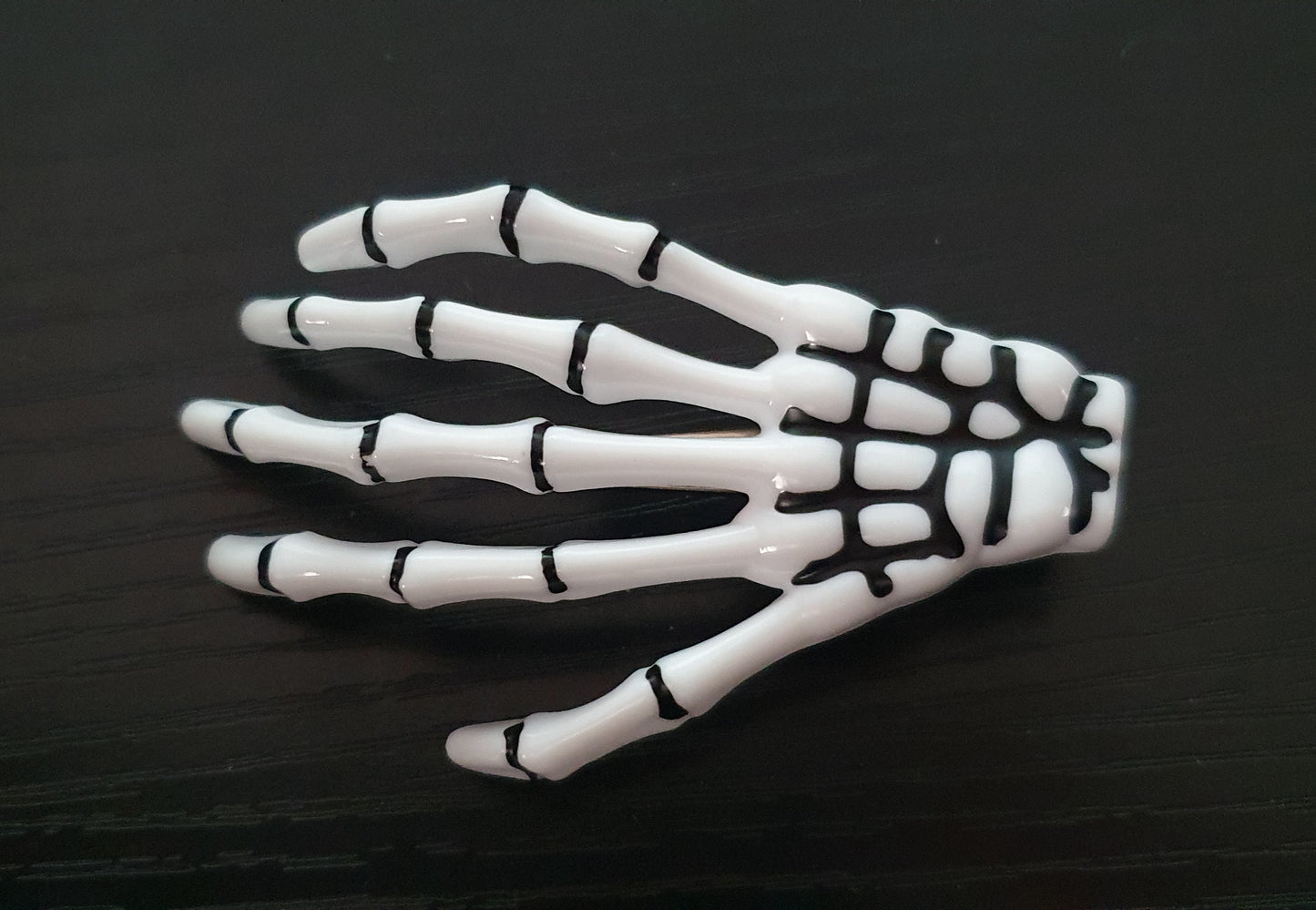 Skeleton Hand Bones Hair Clips