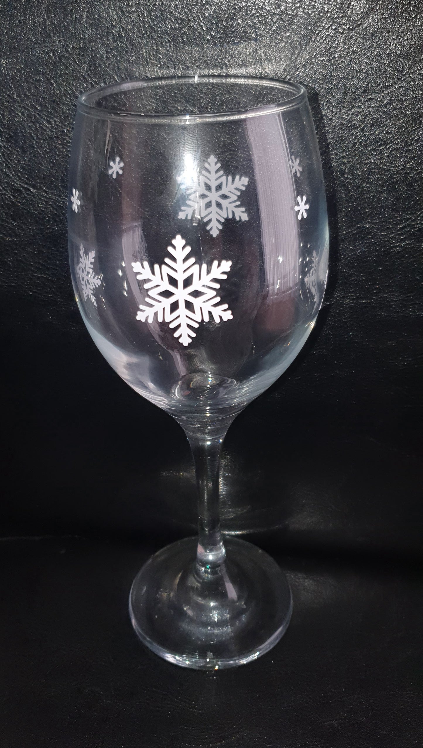 Personalised Vinyl Wine Glasses