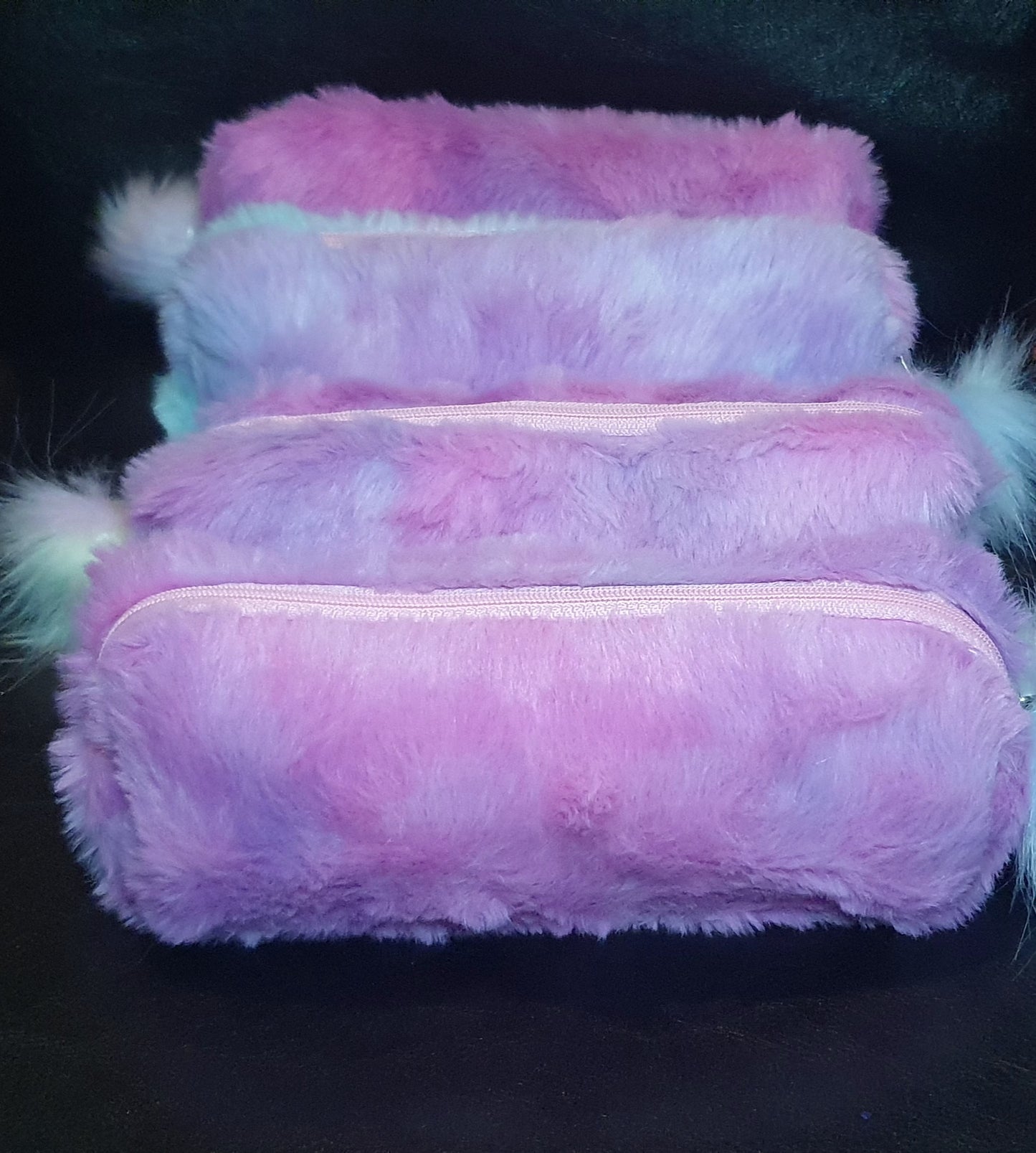 Fluffy pencil case