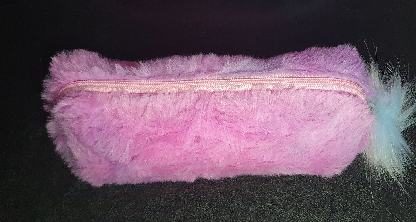 Fluffy pencil case