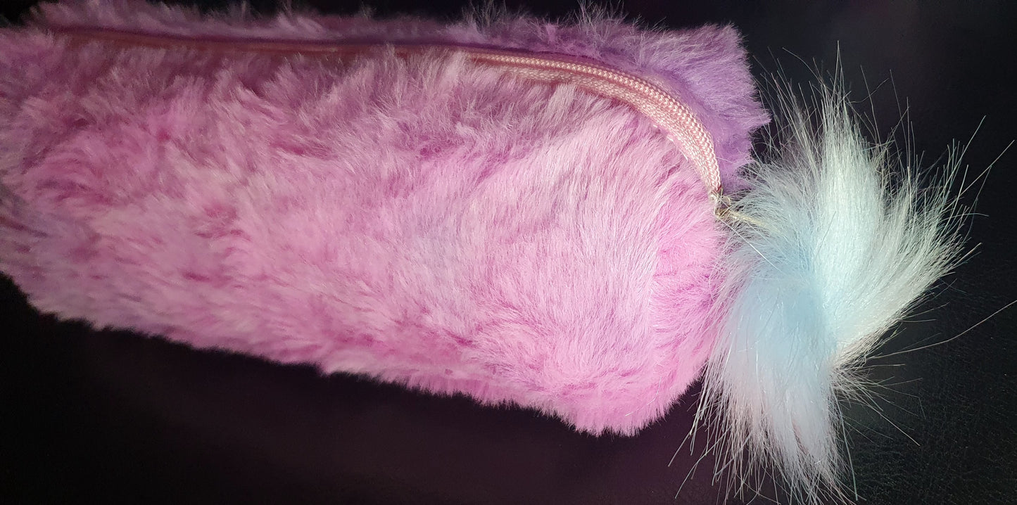 Fluffy pencil case