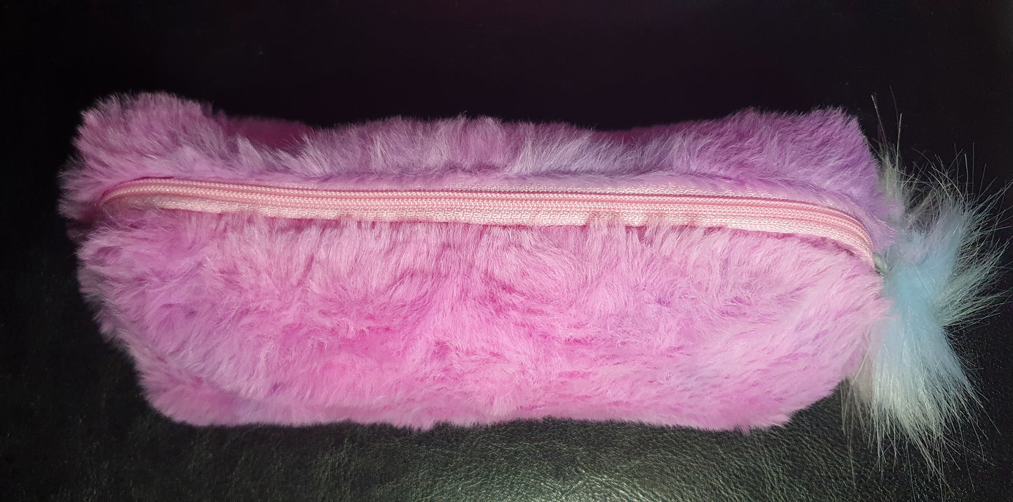 Fluffy pencil case