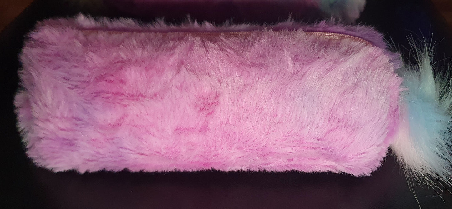 Fluffy pencil case