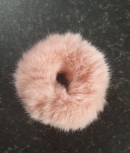 Fluffy mini hair scrunchie bobbles