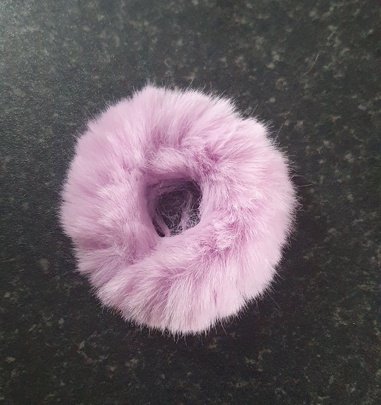 Fluffy mini hair scrunchie bobbles