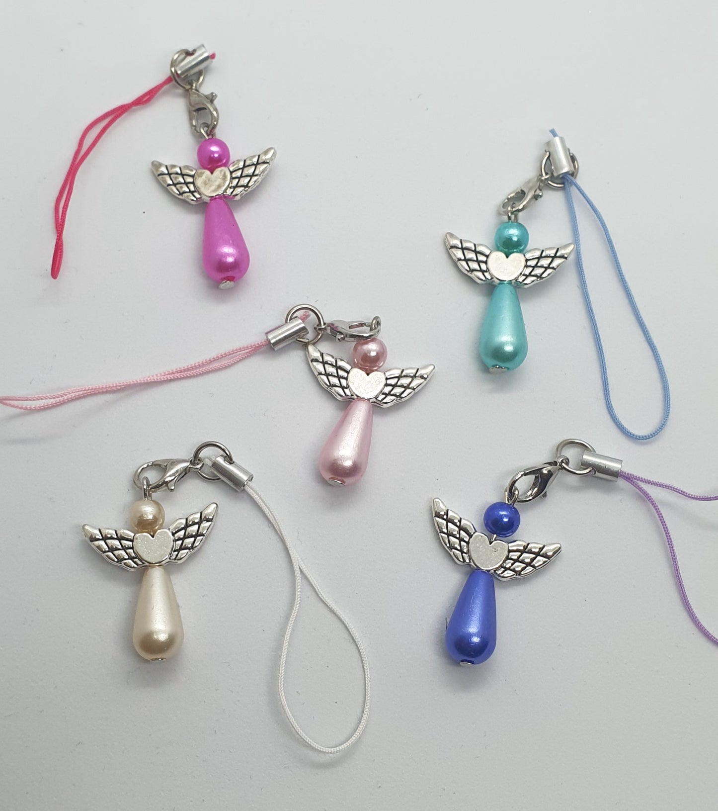 Angel bag/key charms