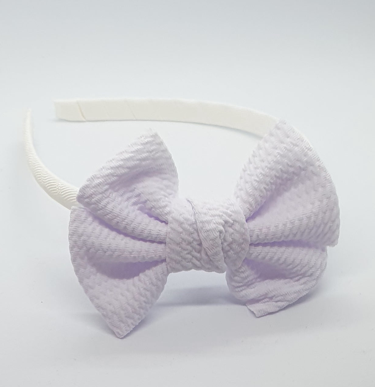 Material large bow headband