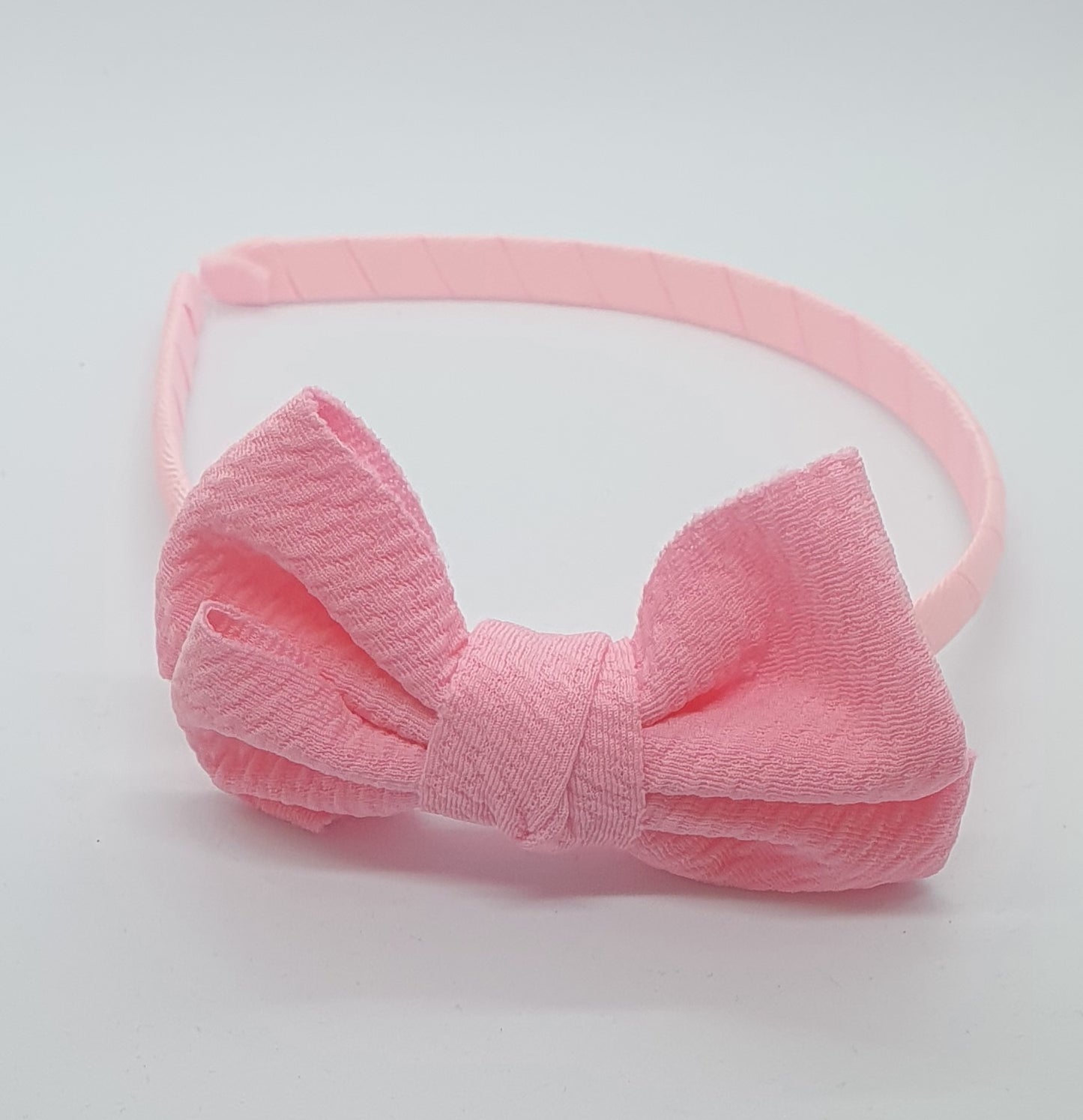 Material large bow headband