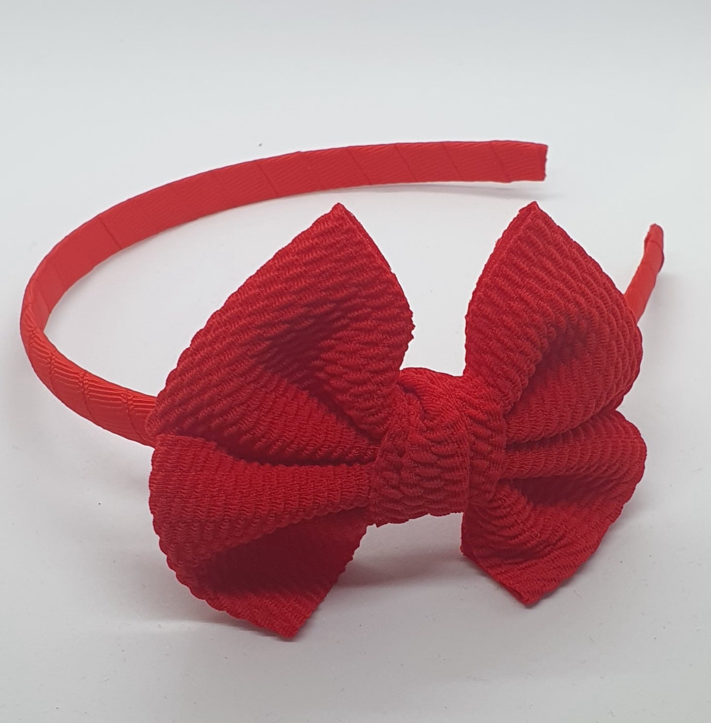 Material large bow headband