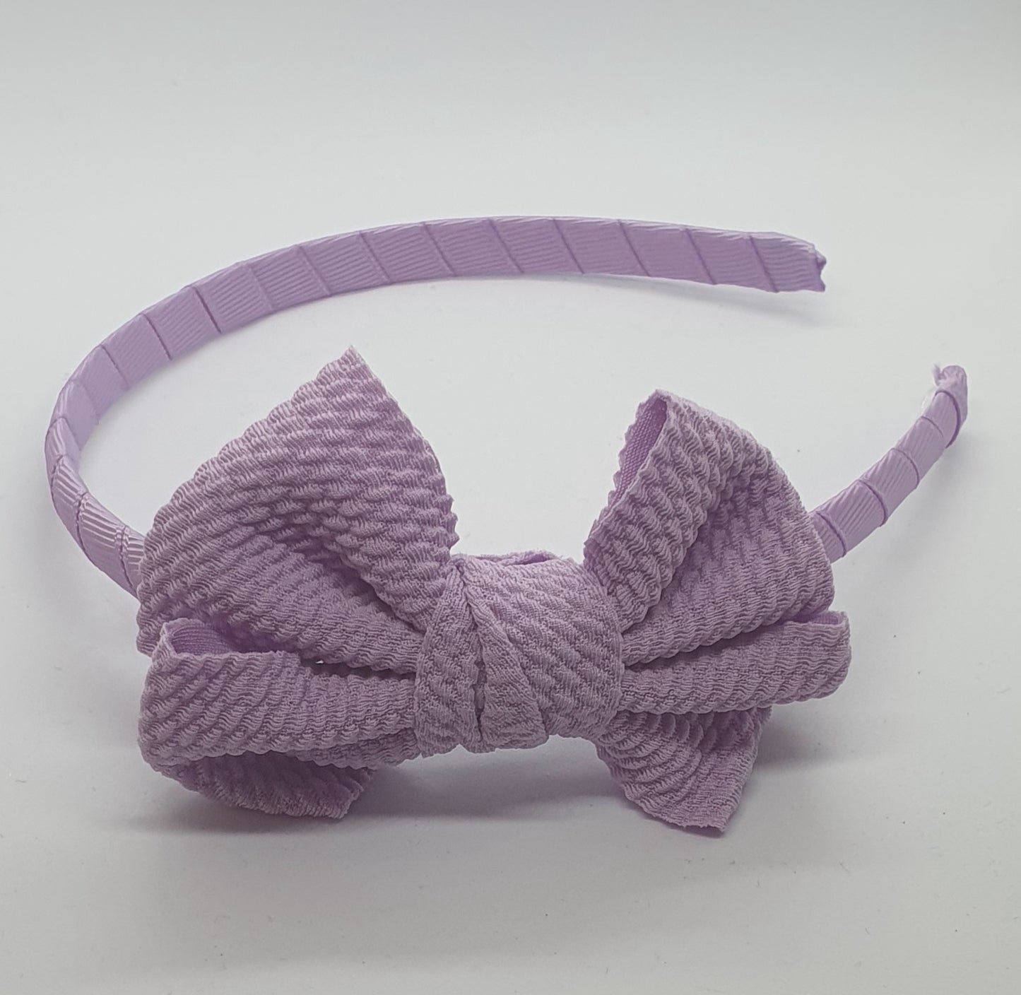 Material large bow headband