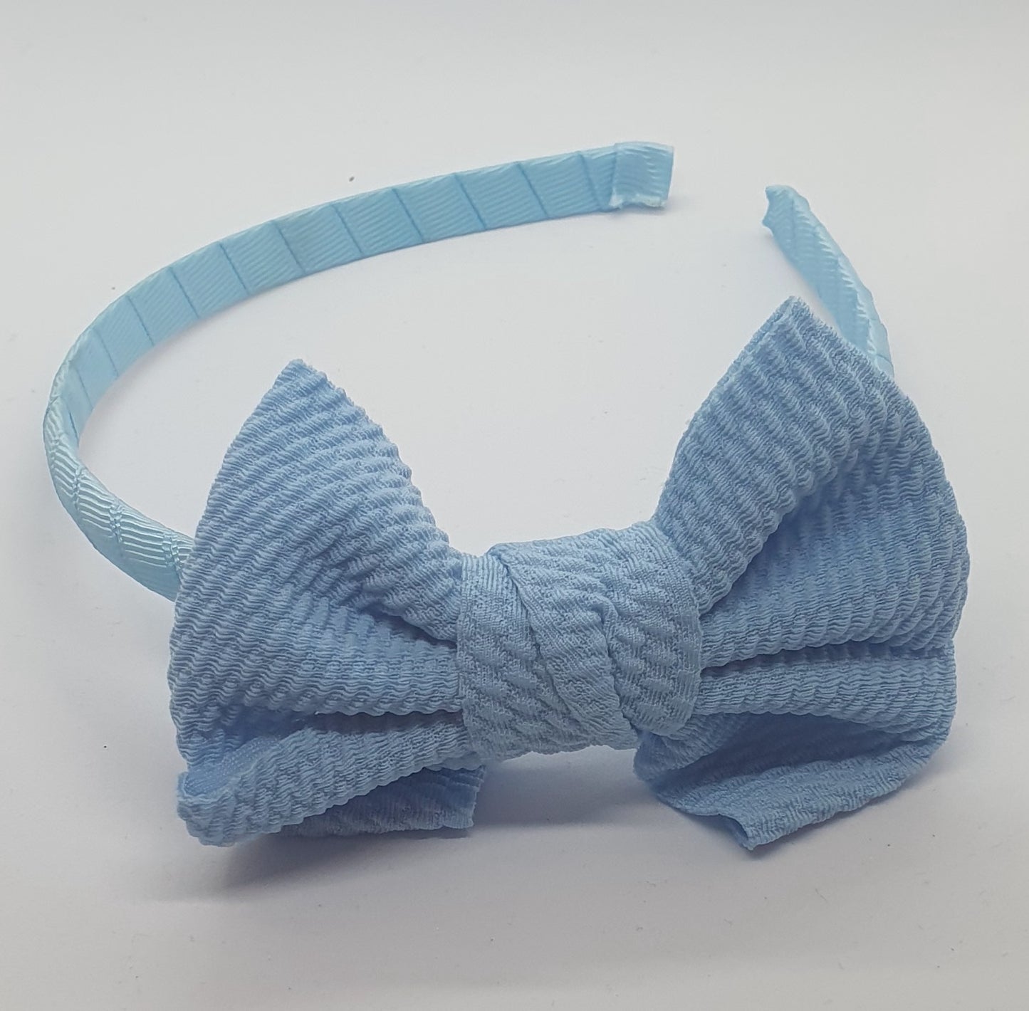 Material large bow headband