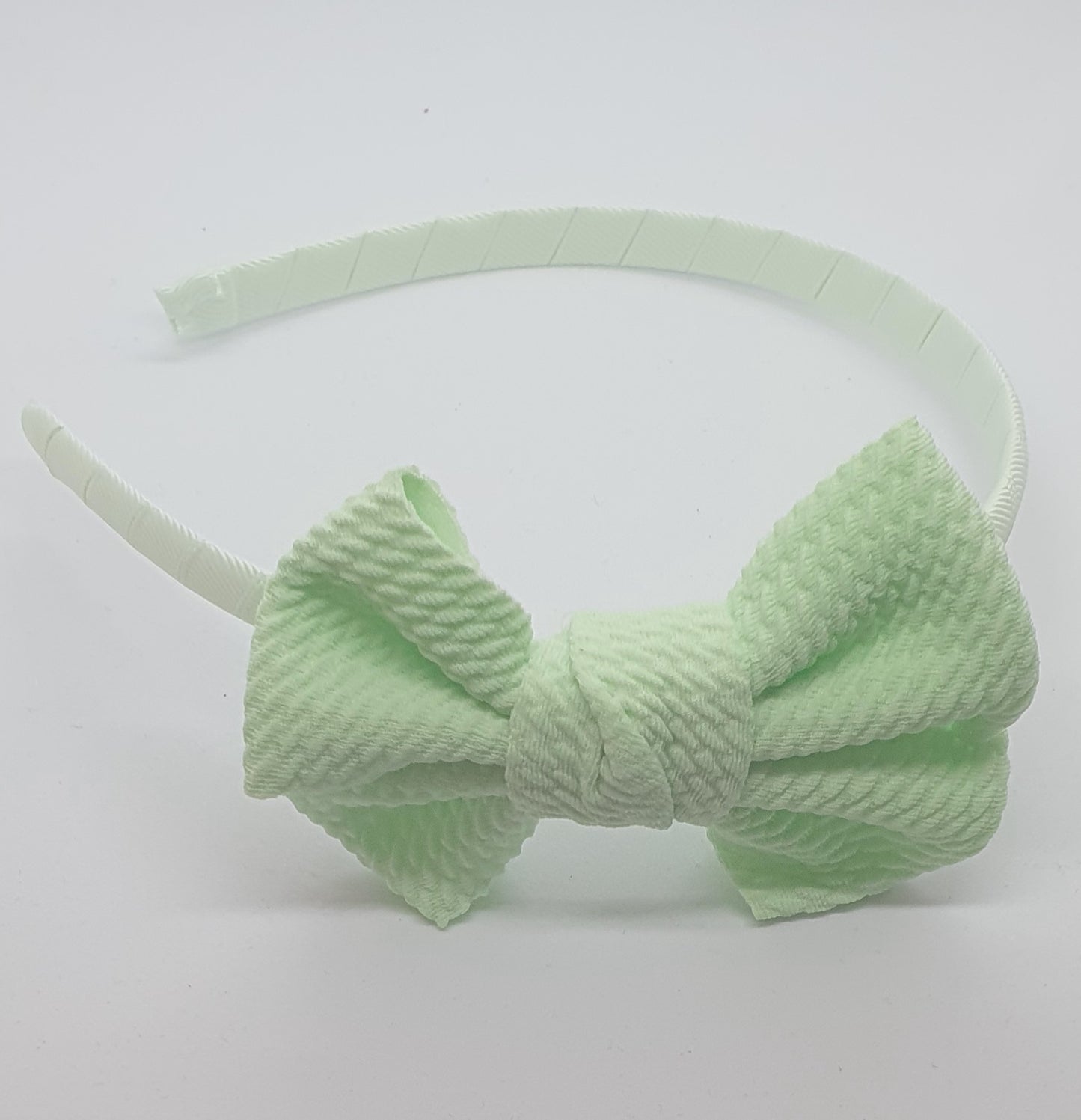 Material large bow headband