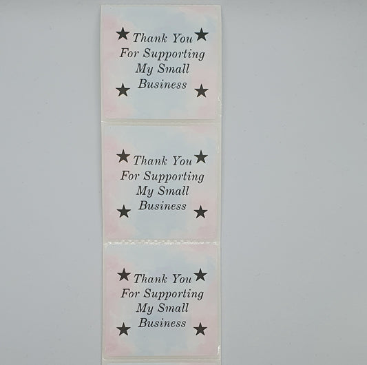 Star thank you for supporting my small business packaging thermal labels