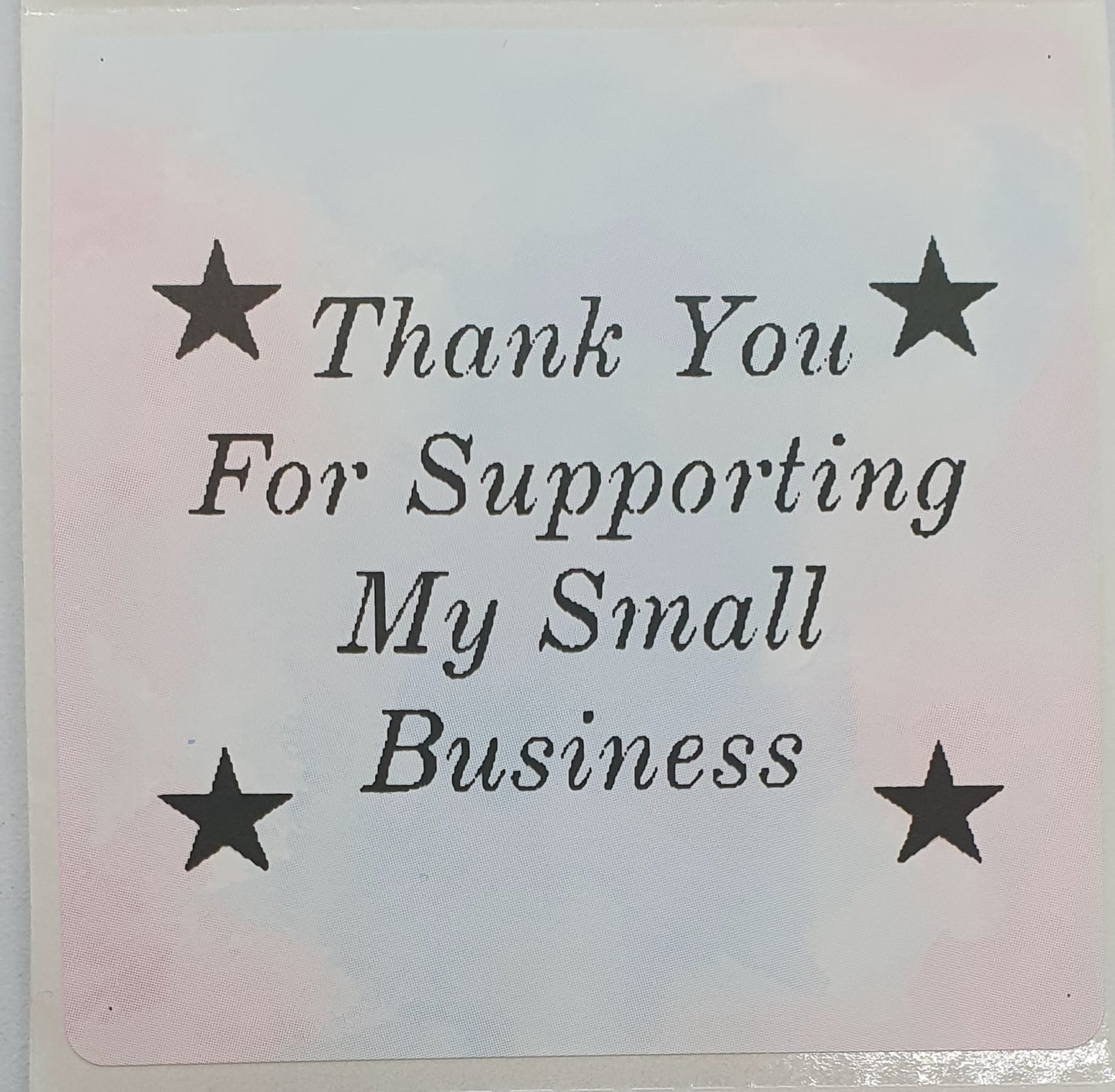 Star thank you for supporting my small business packaging thermal labels