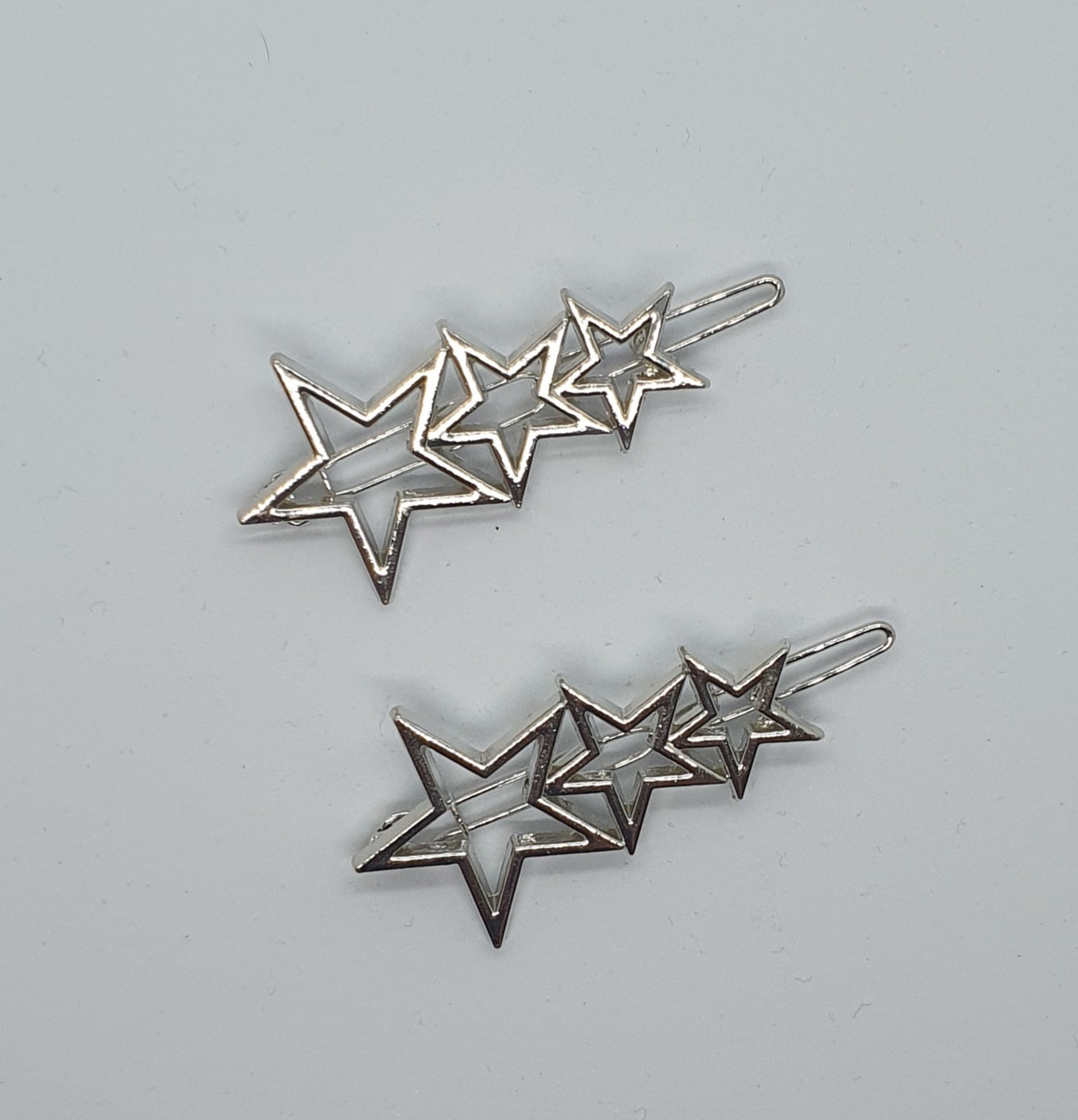 Star and heart hair clip pins