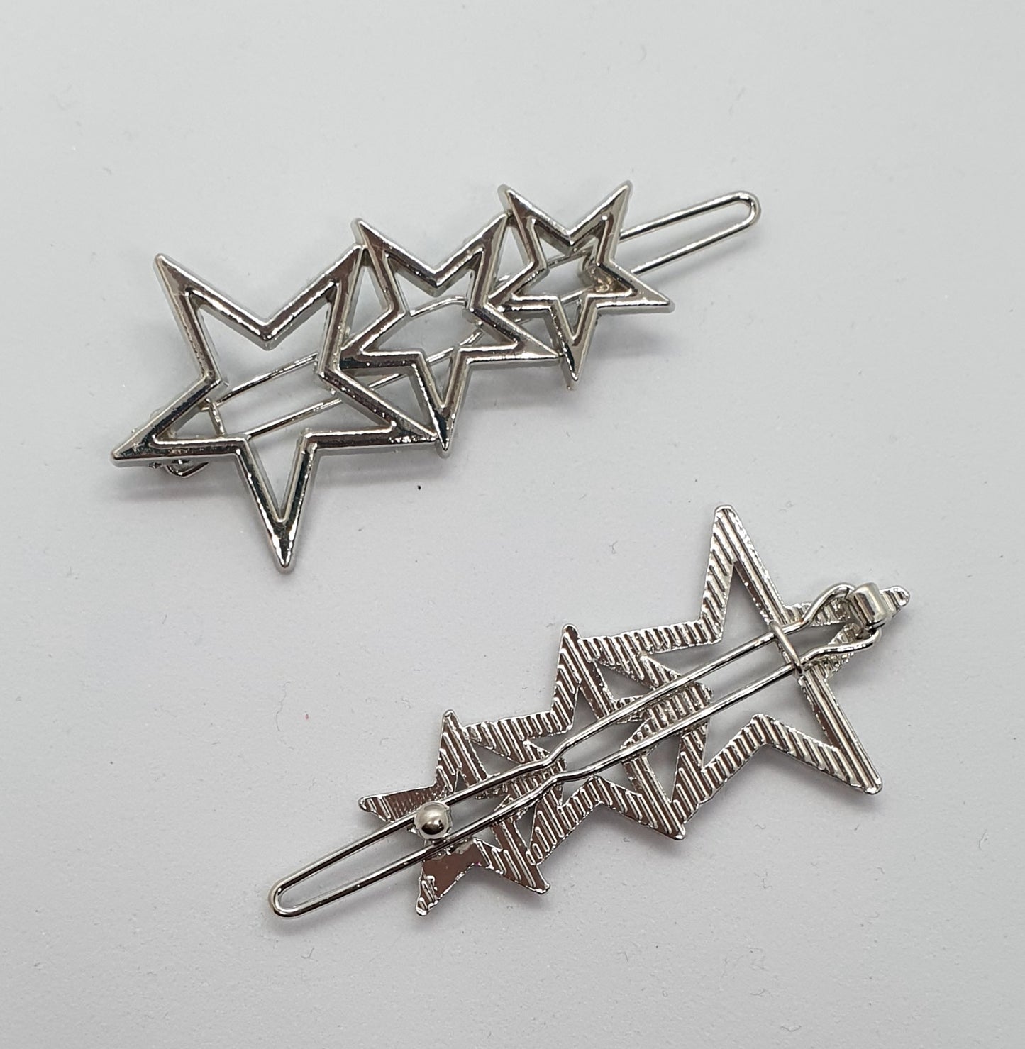 Star and heart hair clip pins