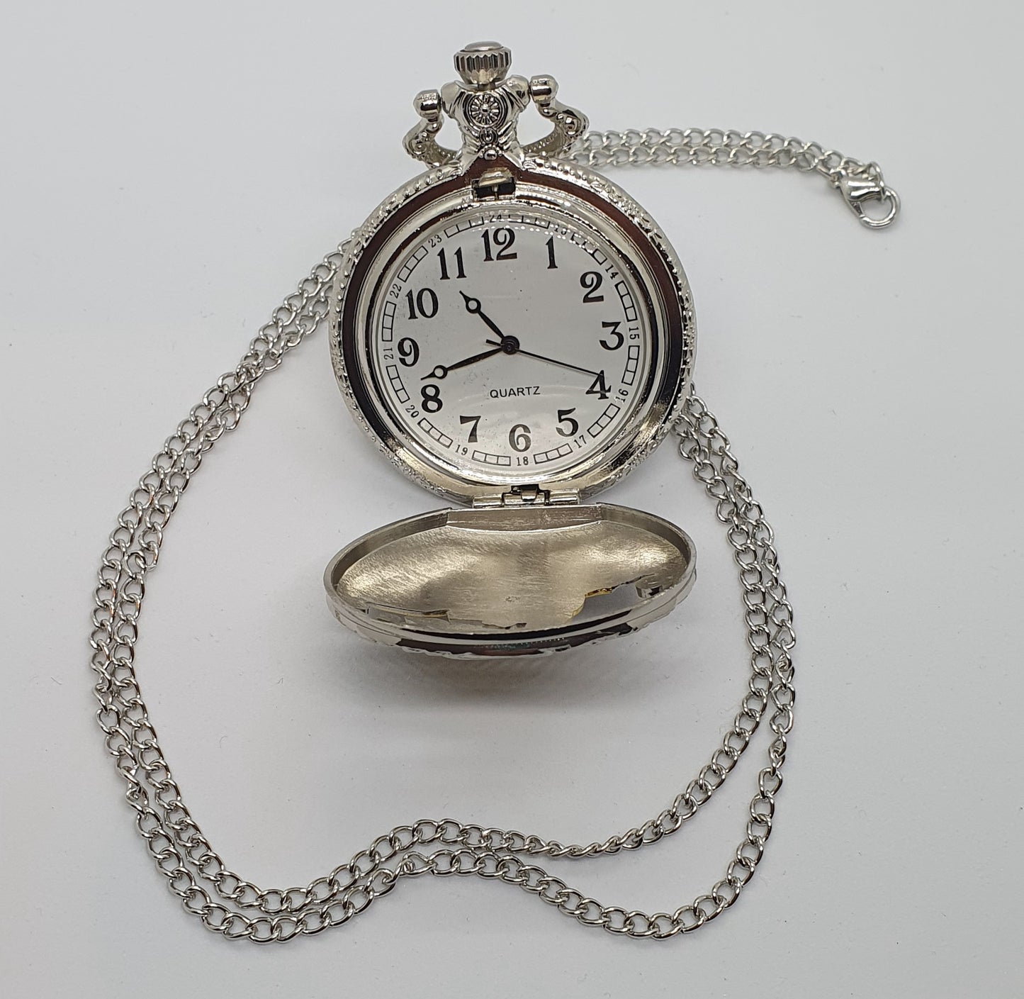 Train themed pocket watch