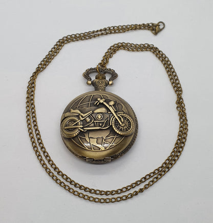 Motor Bike Pocket Watch